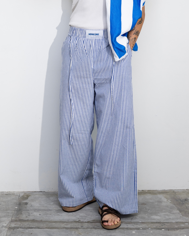 STRIPE BLUE PANTS