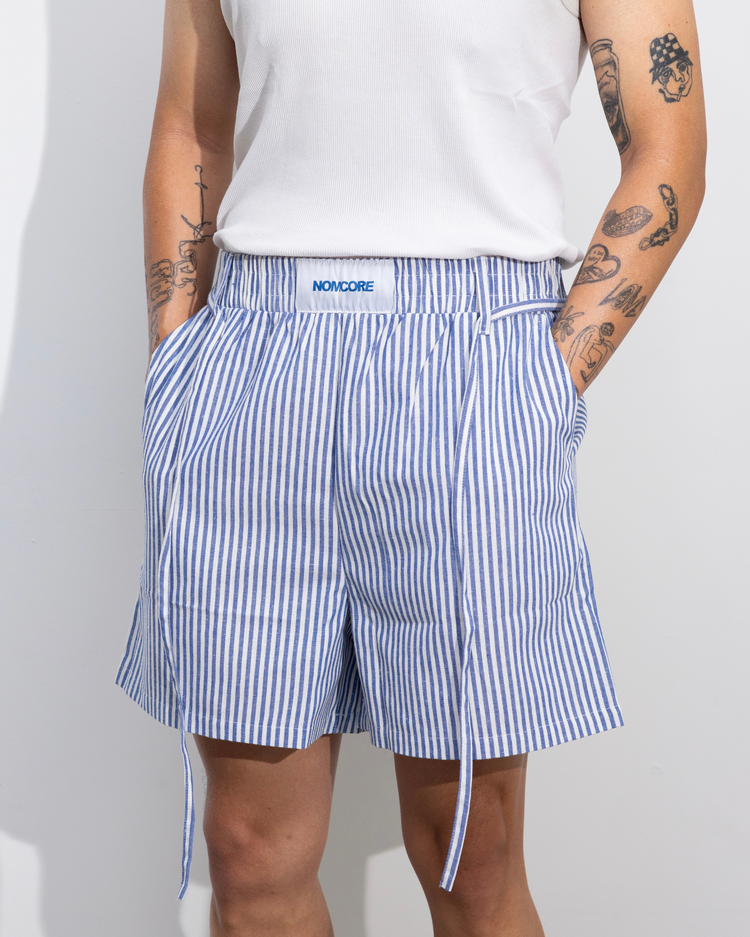 STRIPE BLUE SHORTS